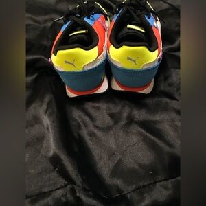 Puma Kids Colorful Sneakers - Red, Blue, Yellow